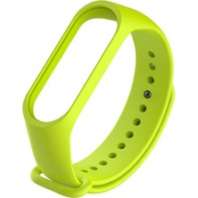 CoverZone Xiaomi Mi Band 7 ile Uyumlu Saat Kayışı Ent Kaliteli Spor Saat Termoplastik Kordon  Fıstık Yeşil