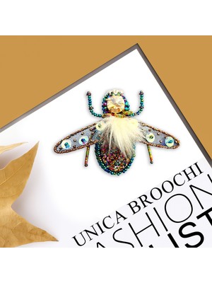 Unica Brooche Böcek Broş