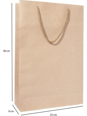 Roco Paper Co. Kraft Karton Çanta 25*38 cm 25 Adet