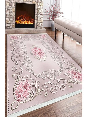 Napoli Home Dijital Baskılı Kaymaz Taban Yıkanabilir Modern Salon Halısı Mutfak Halısı ve Yolluk NH-HT-1489