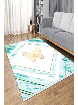 Napoli Home Dijital Baskılı Yıkanabilir Kaymaz Taban Salon Halısı Mutfak Halısı ve Koridor Halısı NH-HS-414