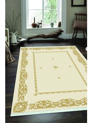 Napoli Home Dijital Baskılı Kaymaz Taban Yıkanabilir Modern Salon Halısı Mutfak Halısı ve Yolluk NH-SD-323