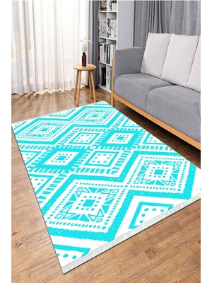 Napoli Home Dijital Baskılı Yıkanabilir Kaymaz Taban Salon Halısı Mutfak Halısı ve Koridor Halısı NH-HS-466
