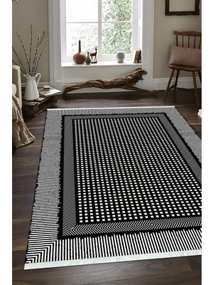 Napoli Home Dijital Baskılı Kaymaz Taban Yıkanabilir Modern Salon Halısı Mutfak Halısı ve Yolluk NH-SD-1160