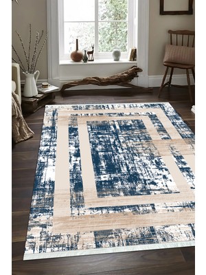 Napoli Home Dijital Baskılı Kaymaz Taban Yıkanabilir Modern Salon Halısı Mutfak Halısı ve Yolluk NH-SD-383