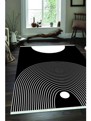 Napoli Home Dijital Baskılı Kaymaz Taban Yıkanabilir Modern Salon Halısı Mutfak Halısı ve Yolluk NH-SD-910