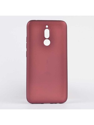 Xiaomi Redmi 8 Kılıf Silikon Yumuşak Dokulu Premium- Mürdüm