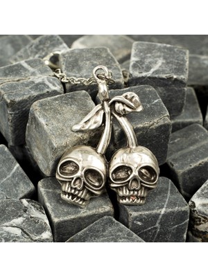 Touz Moda  Gothic Couple Kuru Kafa Necklace Kolye