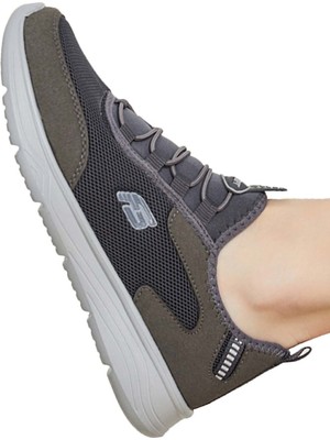 Freemax Konforlu Yürüyüş Spor Sneaker Ayakkabı Füme Buz