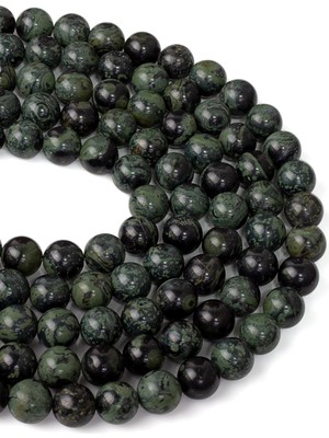 Dünya Doğal Taş 8 mm Timsah Jasper Taşı Dizi Aa