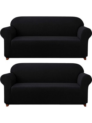 Elgeyar Likrali Koltuk, Kanepe, Çekyat Örtüsü  Lastikli, Pitikare Desen3+3