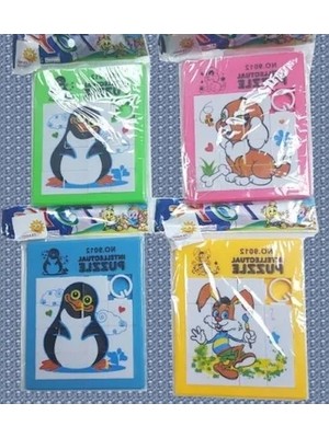 Figürlü Kaydırmalı Puzzle Oyuncak