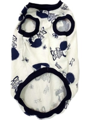 Gobo Mafalda Karakteri Desenli Kedi Köpek Kıyafeti Elbisesi