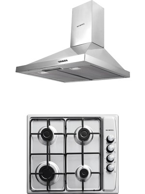 Kumtel Inox Ankastre 2 Li Set  (Ocak-Davlumbaz)