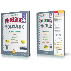 Üçgen Yayıncılık 4. Sınıf Tüm Dersler + Başarıya Yolculuk ( Yaprak Test) 2 Kitap