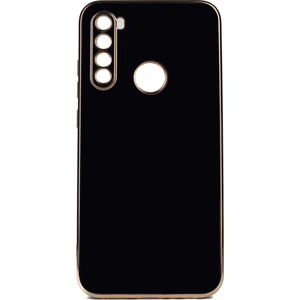 Xiaomi Redmi Note 8 Parlak Kenarlı Bark Silikon Kılıf Kırılmaz Ekran Koruyucu