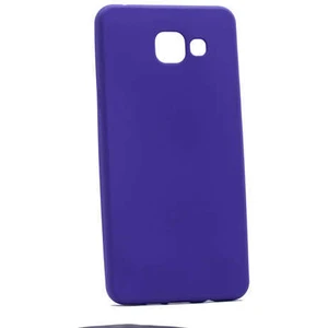 Galaxy A7 2016 Kılıf Silikon Yumuşak Dokulu Premium- Mor