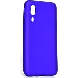 Glaxy A2 Core Kılıf Silikon Yumuşak Dokulu Premium- Saks Mavi