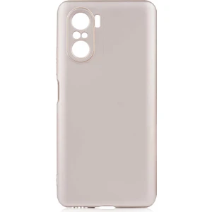 Xiaomi Poco F3 Kılıf Silikon Yumuşak Dokulu Premium- Gold