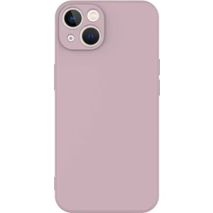 Apple iPhone 13 Kılıf Lansman Içi Kadife Silikon- Pembe Açık