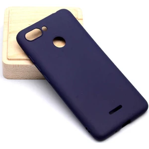 Xiaomi Redmi 6 Kılıf Silikon Yumuşak Dokulu Premium- Lacivert
