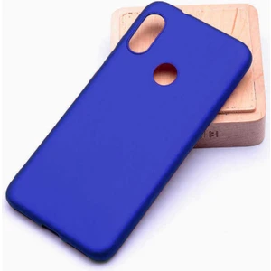 Xiaomi Mi A2 Lite Kılıf Silikon Yumuşak Dokulu Premium- Saks Mavi
