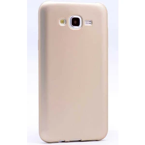Galaxy J2 Kılıf Silikon Yumuşak Dokulu Premium- Gold