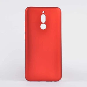 Xiaomi Redmi 8 Kılıf Silikon Yumuşak Dokulu Premium- Kırmızı