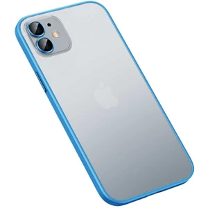Apple iPhone 11 Kılıf Kamera Mercek Korumalı Retro Kapak - Mavi