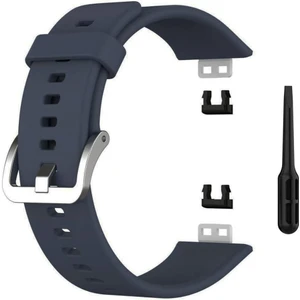 Huawei Watch Fit Elegant Için Silikon Kordon Füme