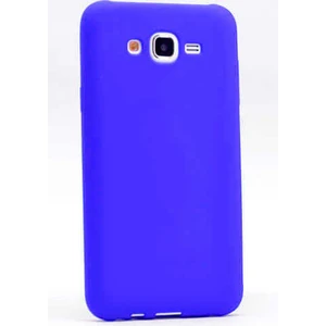 Galaxy J2 Kılıf Silikon Yumuşak Dokulu Premium- Saks Mavi