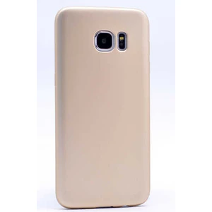 Galaxy S7 Kılıf Silikon Yumuşak Dokulu Premium- Gold