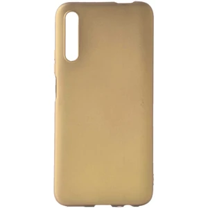 Huawei P Smart Pro 2019 Kılıf Silikon Yumuşak Dokulu Premium- Gold