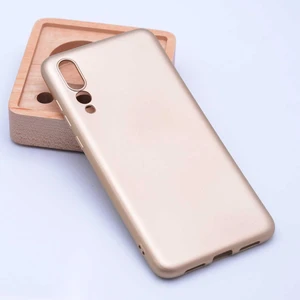 Huawei P20 Pro Kılıf Silikon Yumuşak Dokulu Premium- Gold