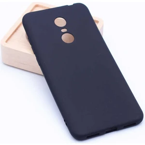 Xiaomi Redmi 5 Plus Kılıf Silikon Yumuşak Dokulu Premium- Siyah
