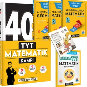 Şenol Hoca Yayınları 40 Günde TYT Matematik Kamp Seti