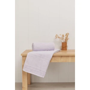 Minihome Kilim Desenli Jakarlı Tek Adet El Havlusu 50X90 - Lila