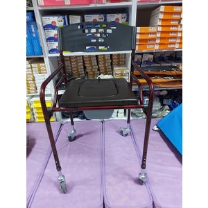 Tekerlekli Tuvaletli Hasta Sandalyesi