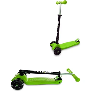 Katlanabilir Tekerlekleri Işıklı  Scooter 3 Renk