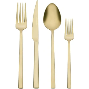 Lora Satin Gold 24 Parça Çatal Kaşık Bıçak Seti