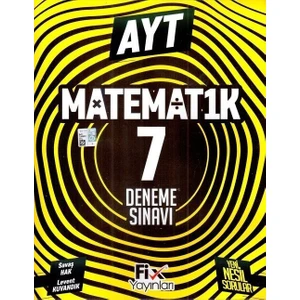 Fix Yayınları Yks Ayt Matematik 7 Deneme Fix Yayınları