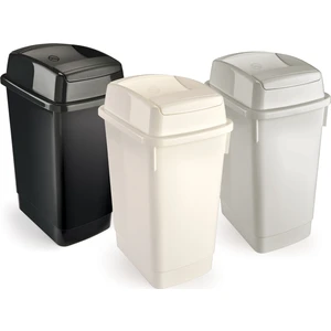 Melkan Home Banyo Çöp Kovası Çöp Kovası 27 Litre 3 Adet