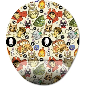 Studio Ghibli Bilek Destekli Mousepad Model - 1 Oval