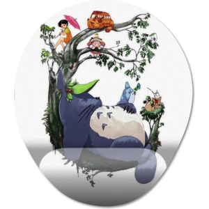Studio Ghibli Totoro Bilek Destekli Mousepad Model - 5 Oval