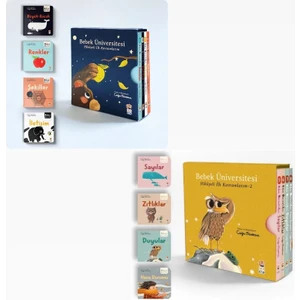Bebek Üniversitesi Hikayeli İlk Kavramlarım 2'li Set (1. ve 2. Seri)