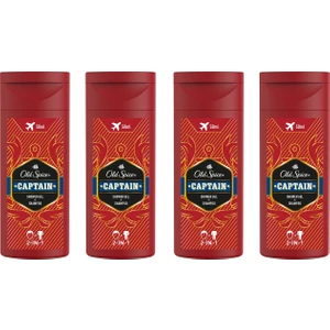 Old Spice Duş Jeli & Şampuan 50 ml Captain x 4