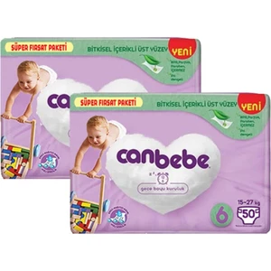 Bebek Bezi 6 Numara 15-27 kg 2 x 50'li