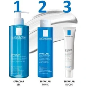 La Roche-Posay Bakım Seti | Effaclar Jel 400ML + Effaclar Tonik 200ML + Effaclar Duo (+) 40ML