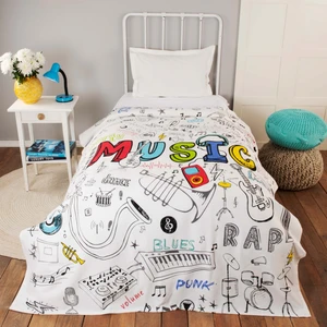 Karaca Home Young Music Tek Kişilik Pamuk Pike