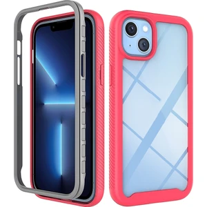 iPhone 14 Için Pc + Tpu Telefon Kılıfı - Pembe (Yurt Dışından)